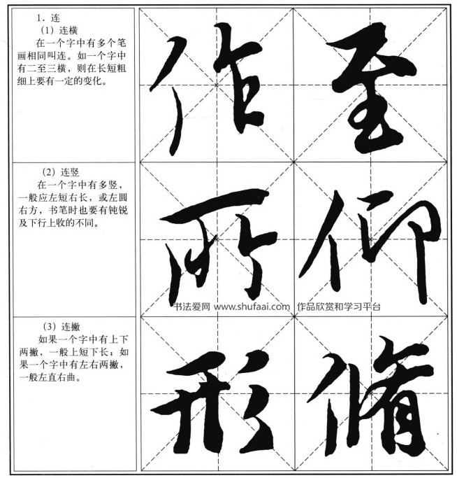  连、重、并、堆字形的布势