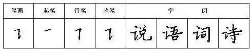 横折提