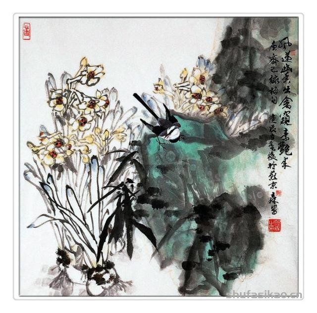 蕴玉藏辉——郎森花鸟画-书法思考网