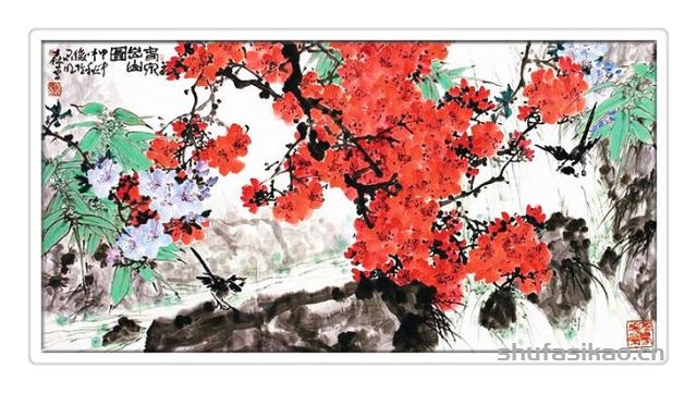 蕴玉藏辉——郎森花鸟画-书法思考网