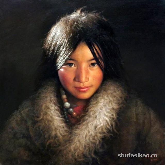 艺术家谭建武的油画写实人物 | 细腻而甜美的纯情少女翩翩起舞-书法思考网