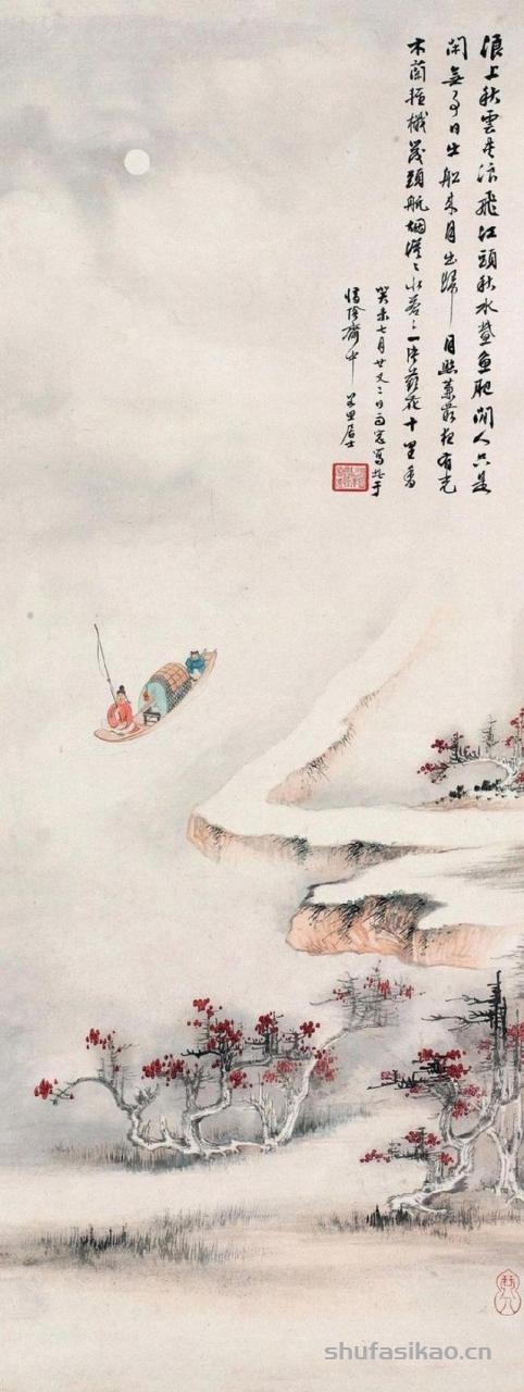 张大千弟子胡若思的山水、花鸟、人物画的艺术-书法思考网