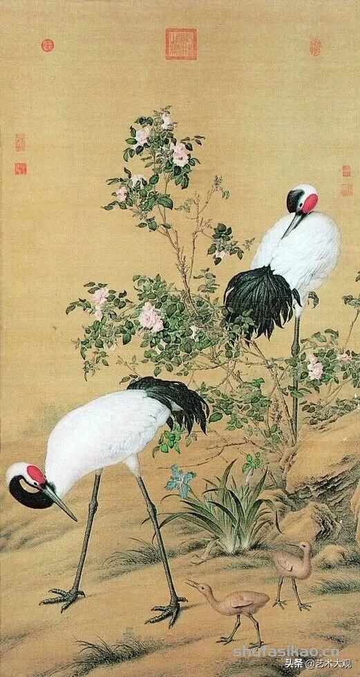 洋画家郎世宁学工笔画入职清宫御用画师花鸟作品精致生动-书法思考网 洋画家郎世宁学工笔画入职清宫御用画师花鸟作品精致生动-书法思考网