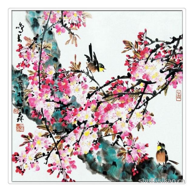 蕴玉藏辉——郎森花鸟画-书法思考网