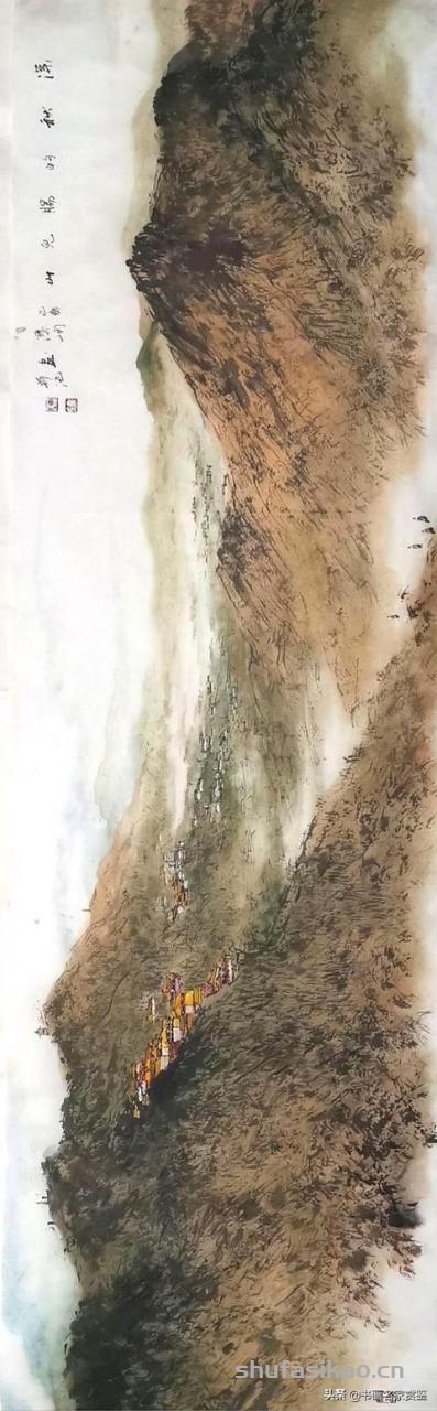 山水画家 陈溪峋 先生新作雅赏-书法思考网