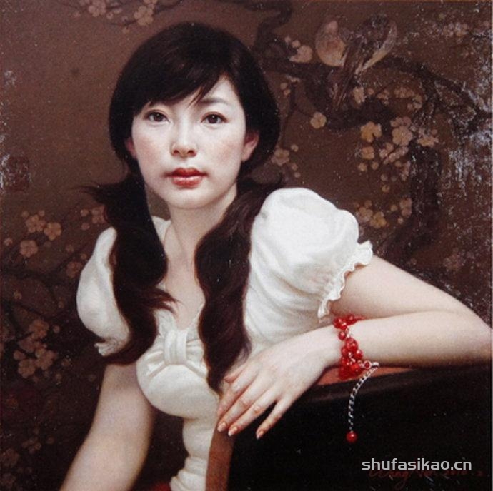 中国写实派画家王嫩人物油画,古典神韵之美!-书法思考网 中国写实派画家王嫩人物油画,古典神韵之美!-书法思考网