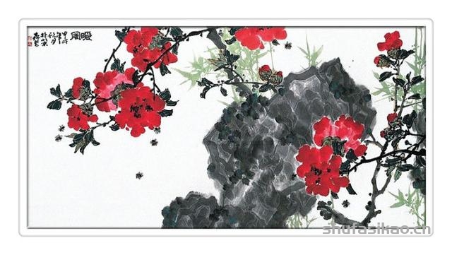 蕴玉藏辉——郎森花鸟画-书法思考网