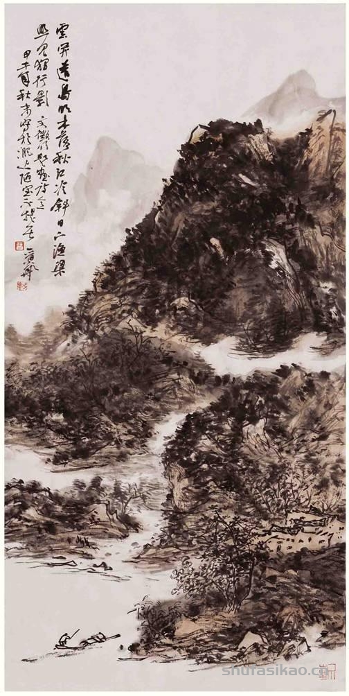 晋之华：寄情于山水 笔墨在劲道-书法思考网