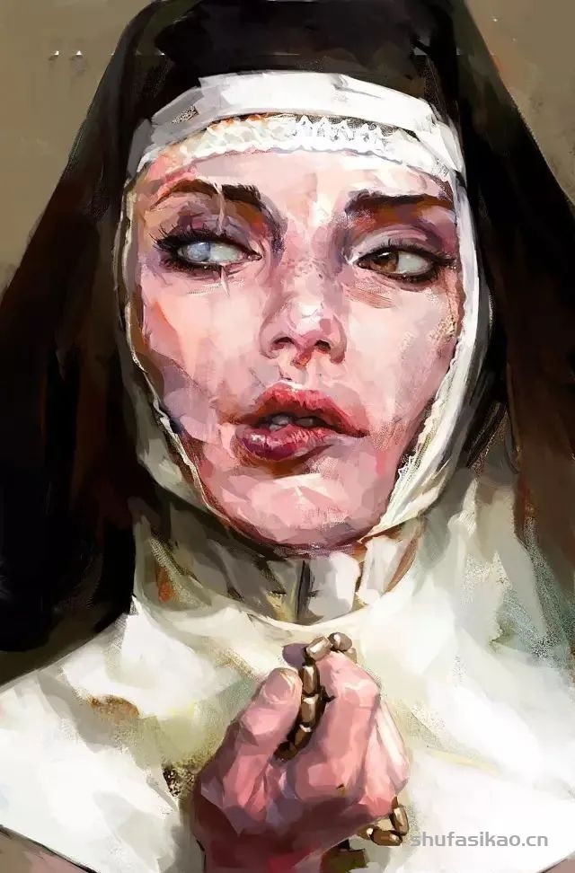 确认过眼神,他用大色块的笔触,画出的女人性感无敌-书法思考网 确认过眼神,他用大色块的笔触,画出的女人性感无敌-书法思考网