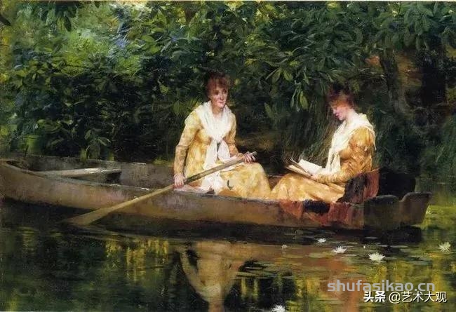 美国画家弗朗西斯油画作品集-书法思考网