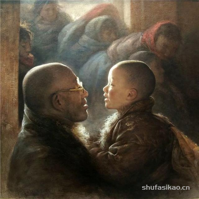 艺术家谭建武的油画写实人物 | 细腻而甜美的纯情少女翩翩起舞-书法思考网