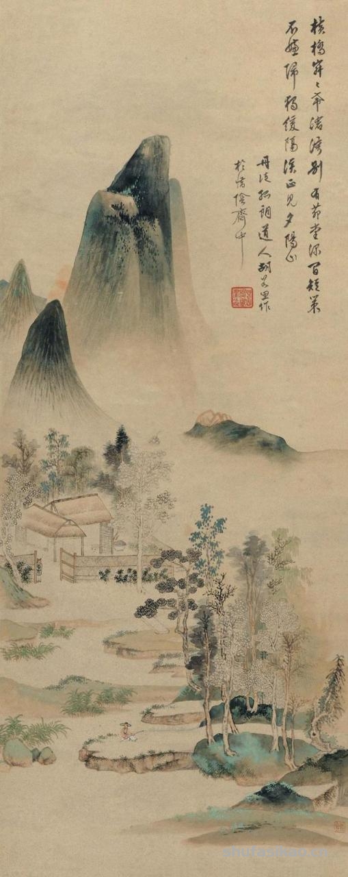 张大千弟子胡若思的山水、花鸟、人物画的艺术-书法思考网