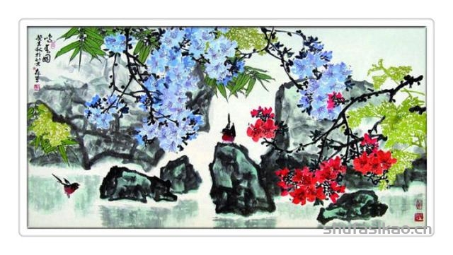 蕴玉藏辉——郎森花鸟画-书法思考网
