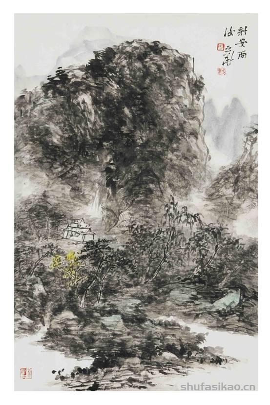 晋之华：寄情于山水 笔墨在劲道-书法思考网