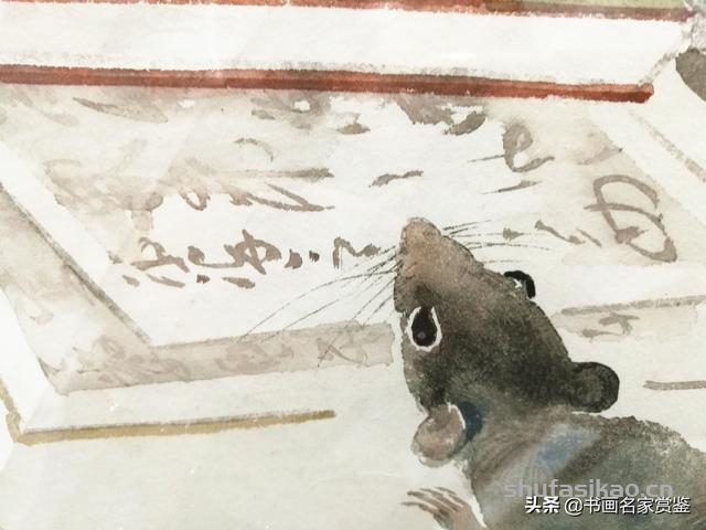 著名画家 晁谷先生迎新春作品“书中觅如玉”高清解析赏读-书法思考网