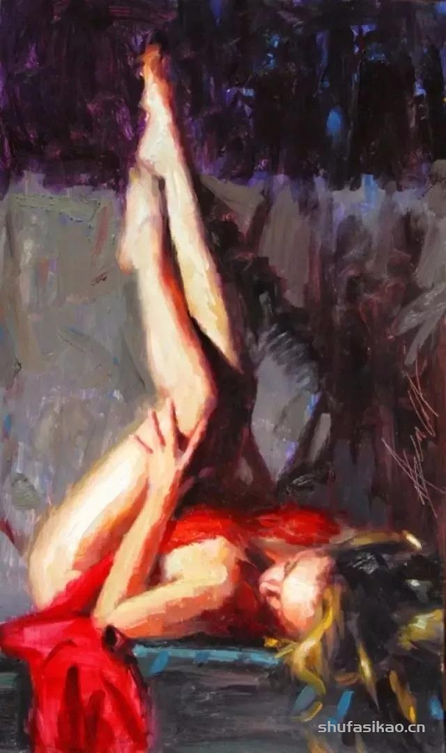 美国当代油画家Henry Asencio女性人体的绘画-书法思考网 美国当代油画家Henry Asencio女性人体的绘画-书法思考网