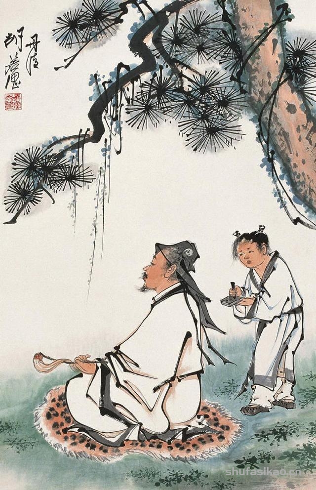 张大千弟子胡若思的山水、花鸟、人物画的艺术-书法思考网