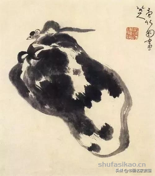 金鼠携福至，旺年享吉祥——历代书画名家画 子鼠-书法思考网