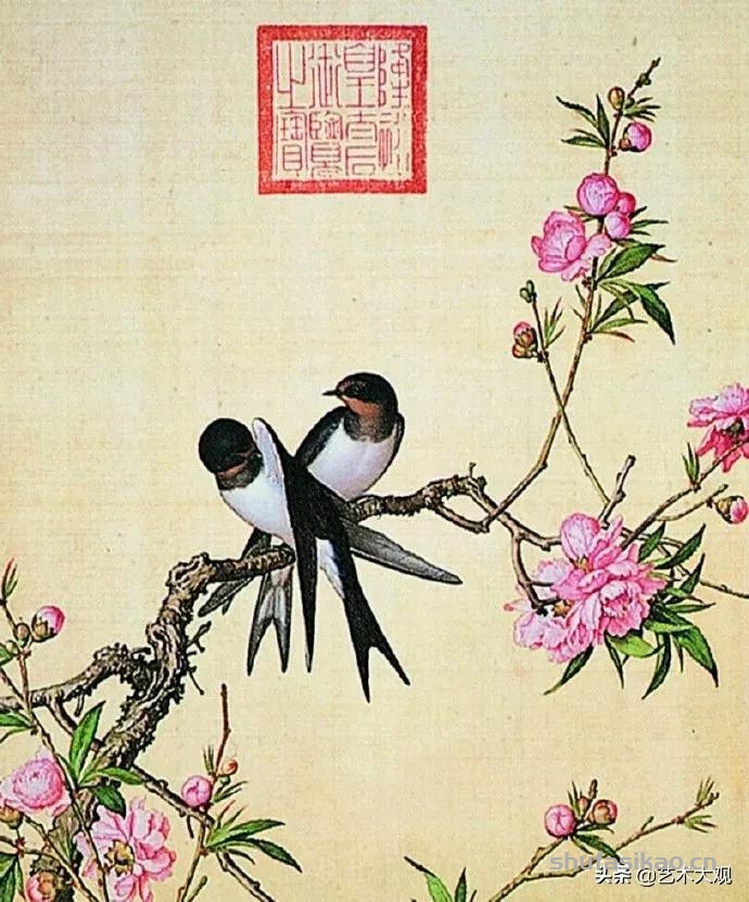洋画家郎世宁学工笔画入职清宫御用画师花鸟作品精致生动-书法思考网 洋画家郎世宁学工笔画入职清宫御用画师花鸟作品精致生动-书法思考网