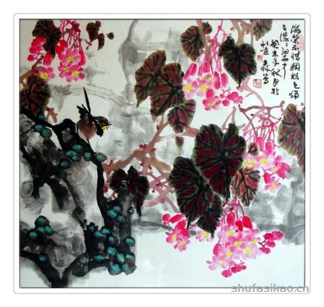 蕴玉藏辉——郎森花鸟画-书法思考网