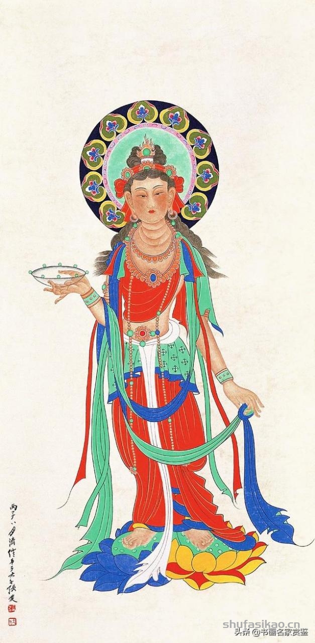 新年开篇：张大千 画 观世音菩萨专辑，祝2020年世事吉顺……-书法思考网