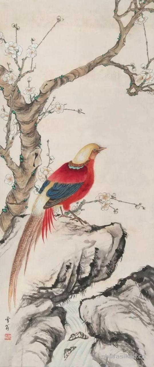 他一生仅创作了500余幅作品，却是20世纪重要的工笔花鸟画大家-书法思考网