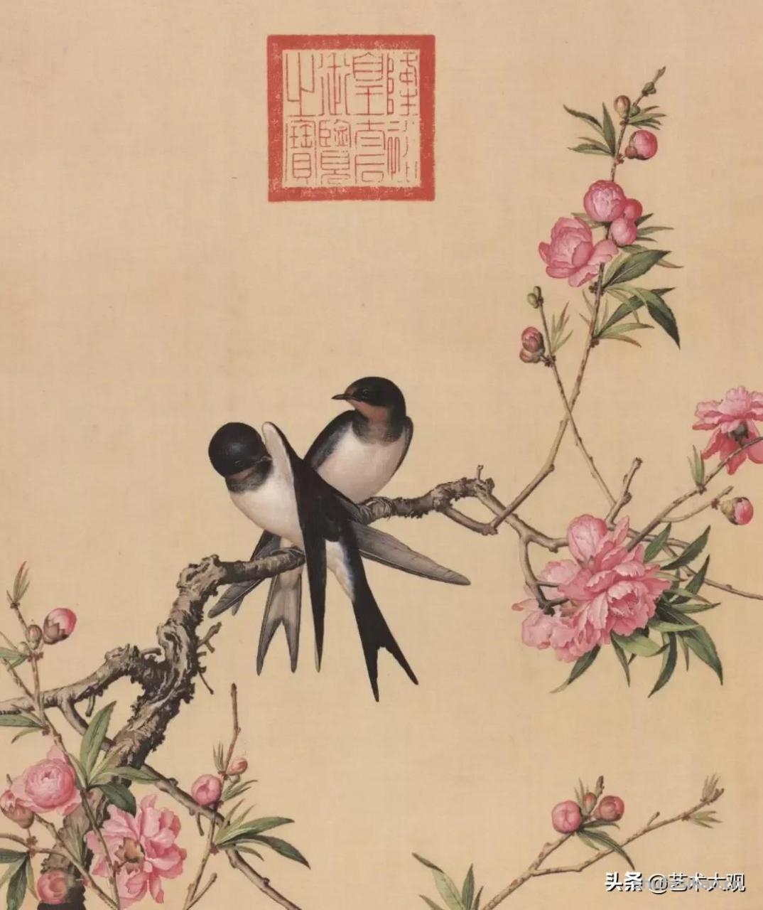 洋画家郎世宁学工笔画入职清宫御用画师花鸟作品精致生动-书法思考网 洋画家郎世宁学工笔画入职清宫御用画师花鸟作品精致生动-书法思考网