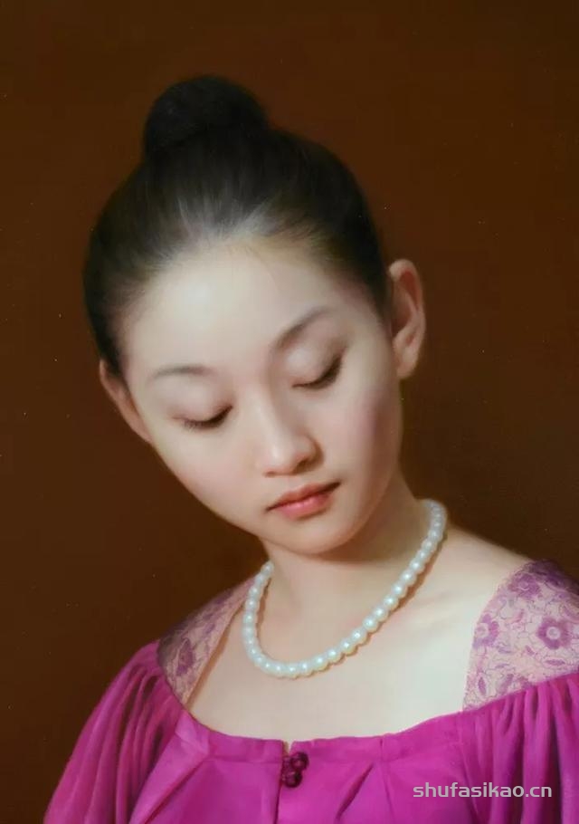 艺术家谭建武的油画写实人物 | 细腻而甜美的纯情少女翩翩起舞-书法思考网