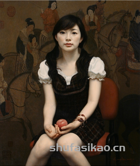 中国写实派画家王嫩人物油画,古典神韵之美!-书法思考网 中国写实派画家王嫩人物油画,古典神韵之美!-书法思考网