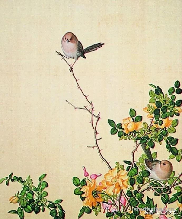 洋画家郎世宁学工笔画入职清宫御用画师花鸟作品精致生动-书法思考网 洋画家郎世宁学工笔画入职清宫御用画师花鸟作品精致生动-书法思考网