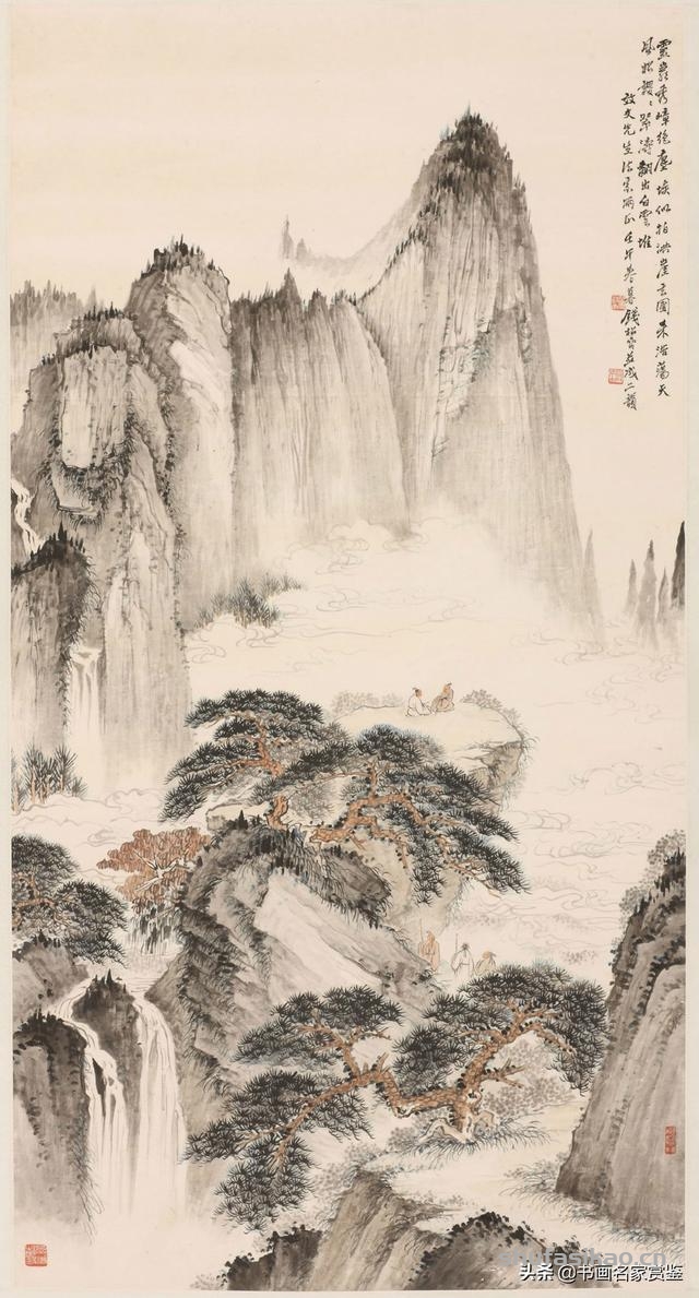 当代中国山水画主要代表人之一——钱松岩摹古作品赏析-书法思考网