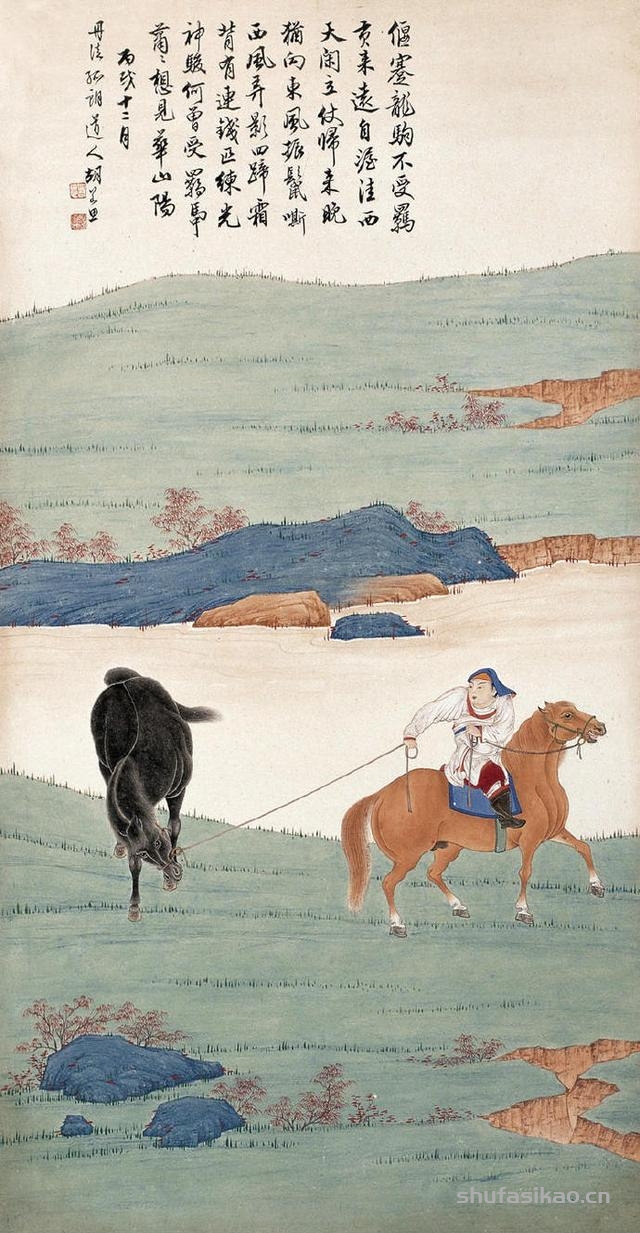 张大千弟子胡若思的山水、花鸟、人物画的艺术-书法思考网
