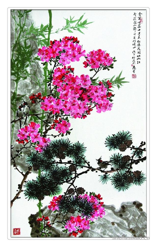 蕴玉藏辉——郎森花鸟画-书法思考网
