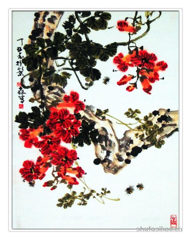 蕴玉藏辉——郎森花鸟画-书法思考网