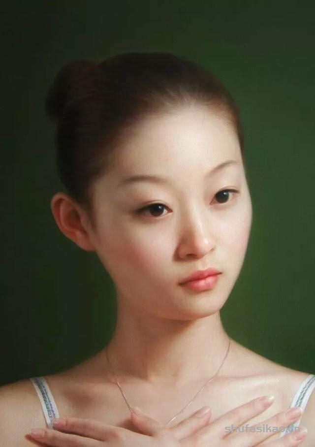 艺术家谭建武的油画写实人物 | 细腻而甜美的纯情少女翩翩起舞-书法思考网