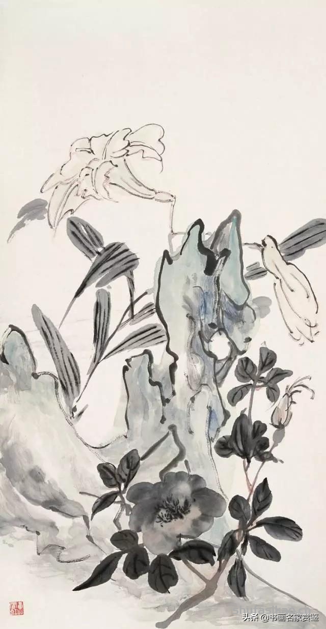 近现代著名画家，一代宗师——黄宾虹 少见的一组花卉作品-书法思考网