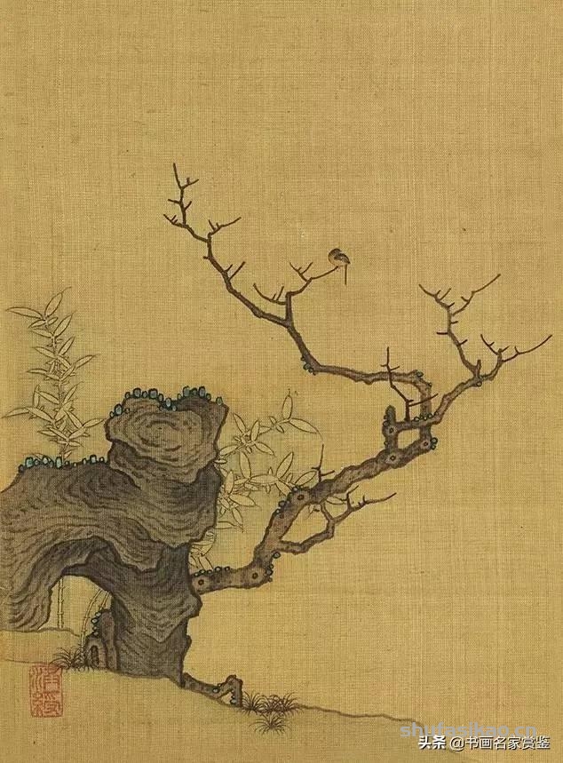 国宝书画：陈洪绶 传世《花鸟草虫写生册》十二开，赏读-书法思考网