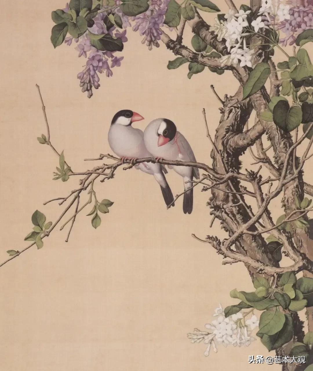 洋画家郎世宁学工笔画入职清宫御用画师花鸟作品精致生动-书法思考网 洋画家郎世宁学工笔画入职清宫御用画师花鸟作品精致生动-书法思考网