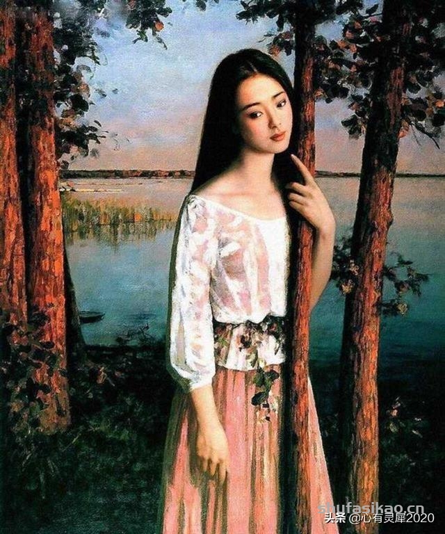 艺术家谢楚余唯美油画：楚楚动人完美无暇，蕴含着对生命的追问-书法思考网