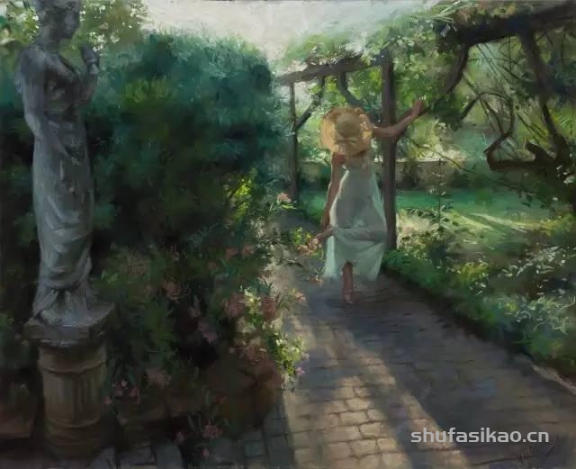 如此唯美且性感的人体油画，难得一见-书法思考网