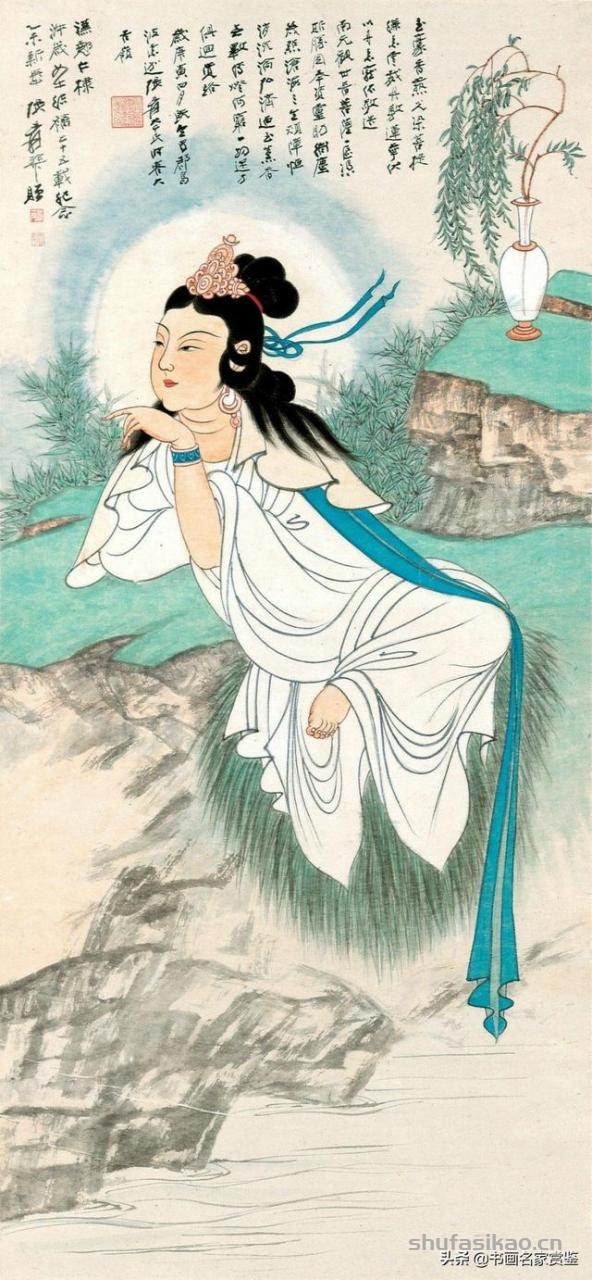 新年开篇：张大千 画 观世音菩萨专辑，祝2020年世事吉顺……-书法思考网