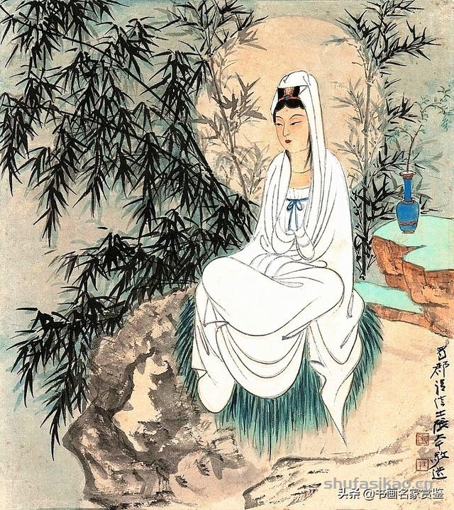 新年开篇：张大千 画 观世音菩萨专辑，祝2020年世事吉顺……-书法思考网