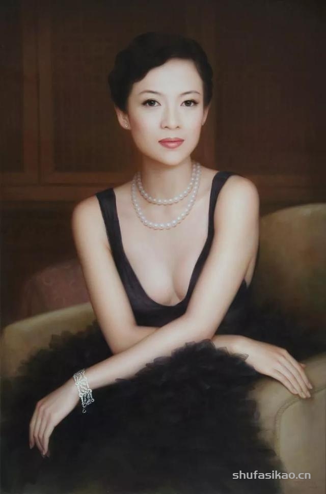 艺术家谭建武的油画写实人物 | 细腻而甜美的纯情少女翩翩起舞-书法思考网