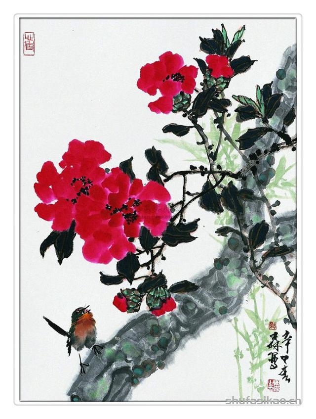 蕴玉藏辉——郎森花鸟画-书法思考网