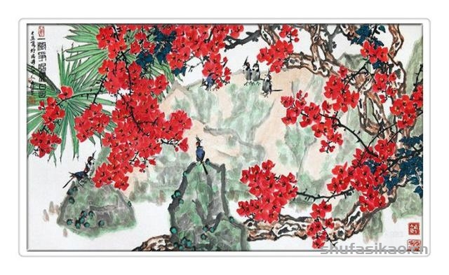 蕴玉藏辉——郎森花鸟画-书法思考网
