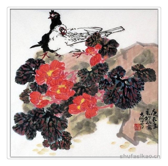 蕴玉藏辉——郎森花鸟画-书法思考网