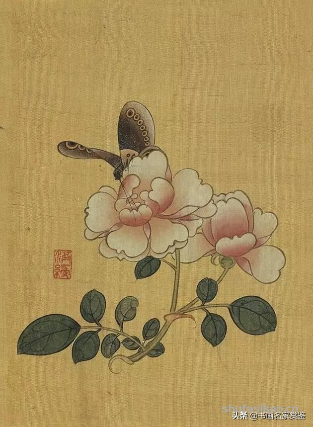 国宝书画：陈洪绶 传世《花鸟草虫写生册》十二开，赏读-书法思考网