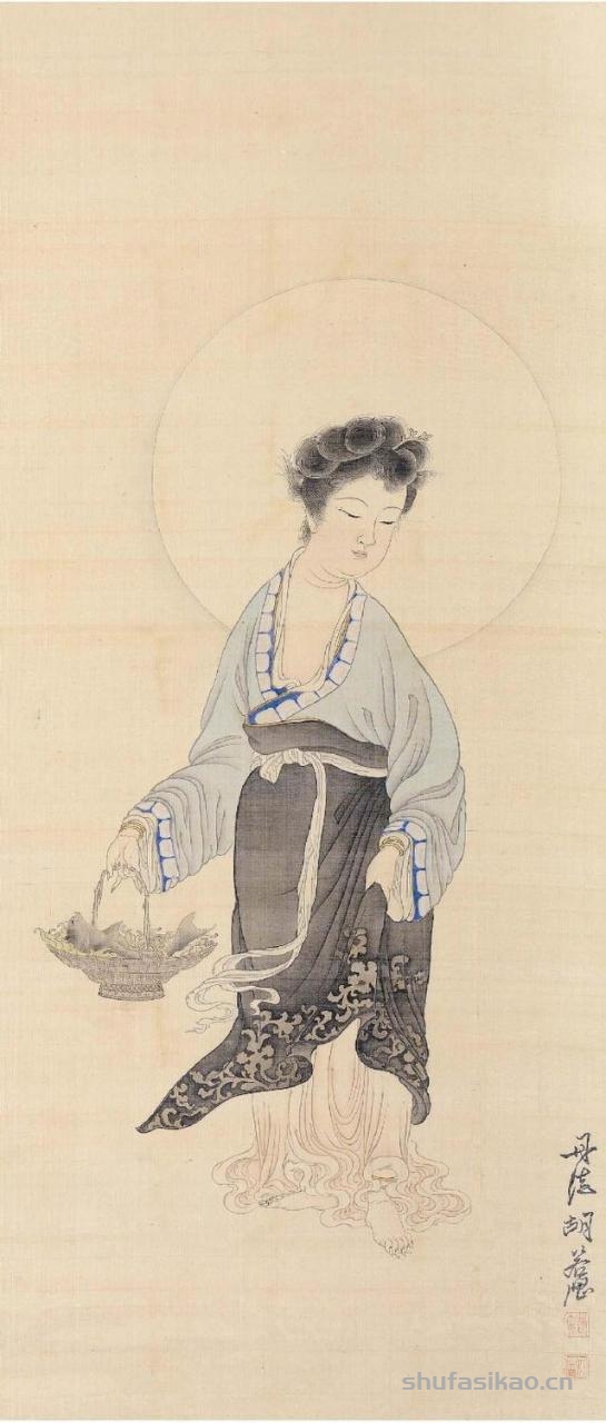 张大千弟子胡若思的山水、花鸟、人物画的艺术-书法思考网