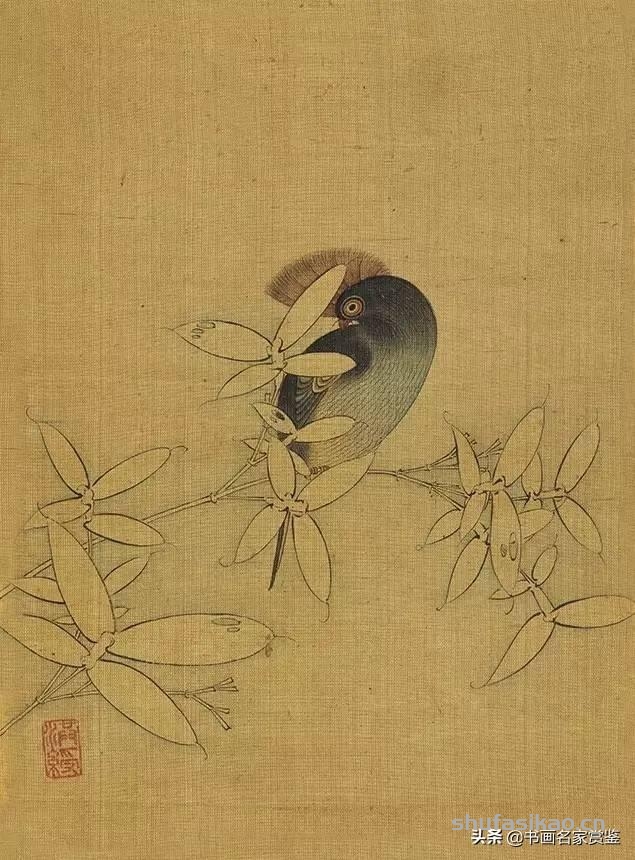 国宝书画：陈洪绶 传世《花鸟草虫写生册》十二开，赏读-书法思考网