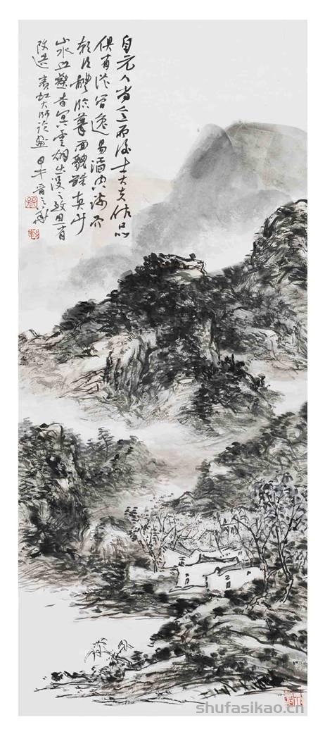 晋之华：寄情于山水 笔墨在劲道-书法思考网